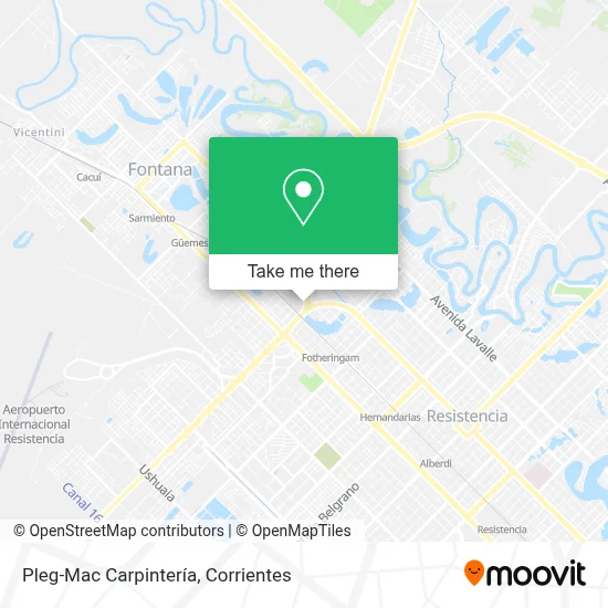 Pleg-Mac Carpintería map