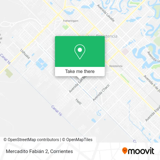 Mapa de Mercadito Fabián 2