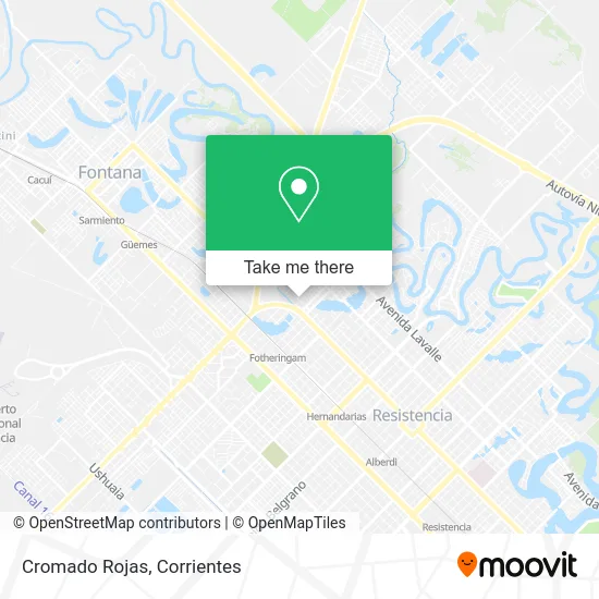 Mapa de Cromado Rojas