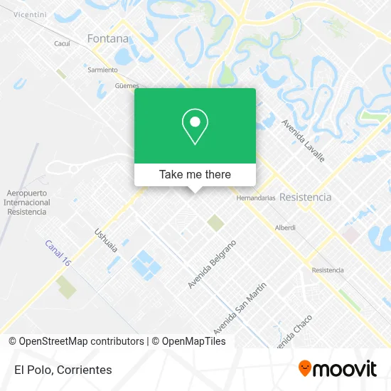 El Polo map