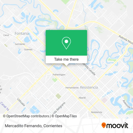 Mercadito Fernando map