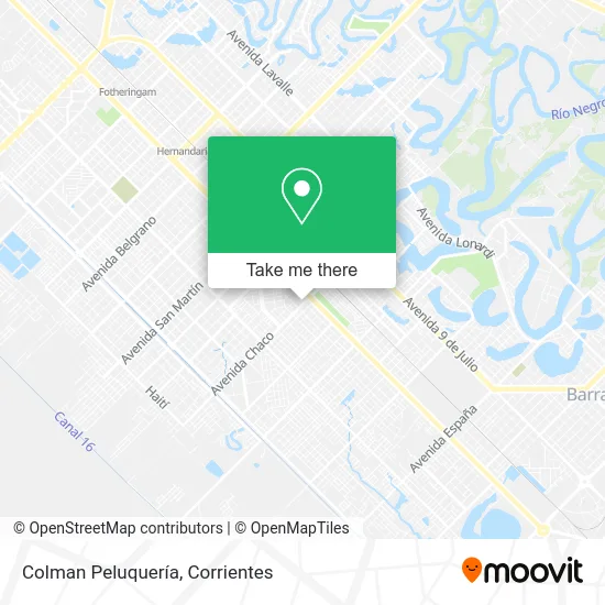Mapa de Colman Peluquería