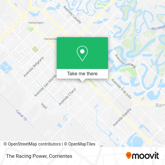 Mapa de The Racing Power