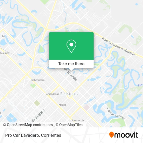 Pro Car Lavadero map