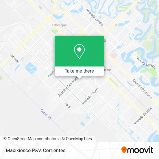 Mapa de Maxikiosco P&V