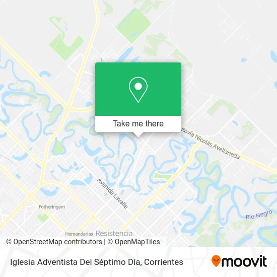 Mapa de Iglesia Adventista Del Séptimo Día