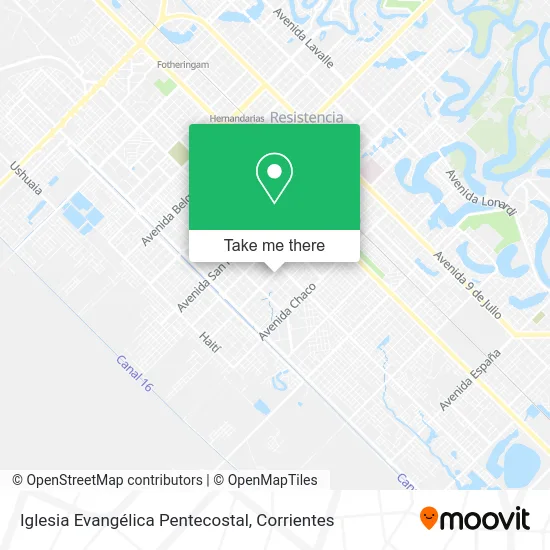 Mapa de Iglesia Evangélica Pentecostal