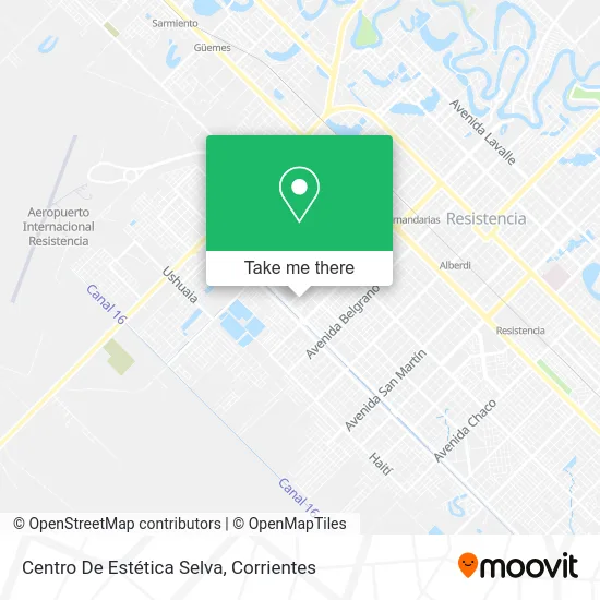 Mapa de Centro De Estética Selva