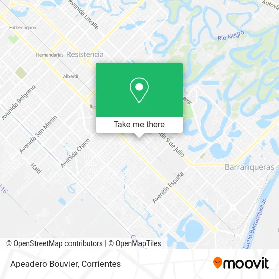 Mapa de Apeadero Bouvier