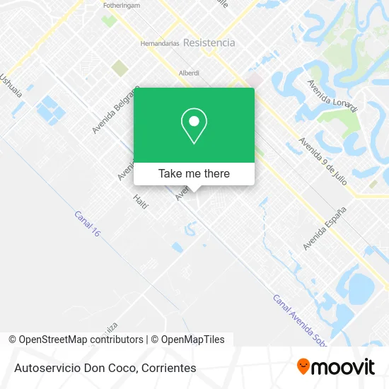 Mapa de Autoservicio Don Coco