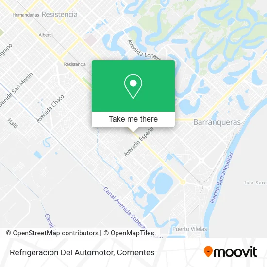 Refrigeración Del Automotor map