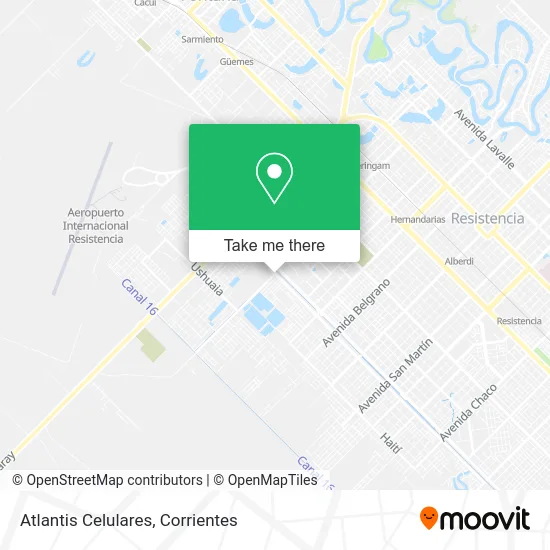 Mapa de Atlantis Celulares