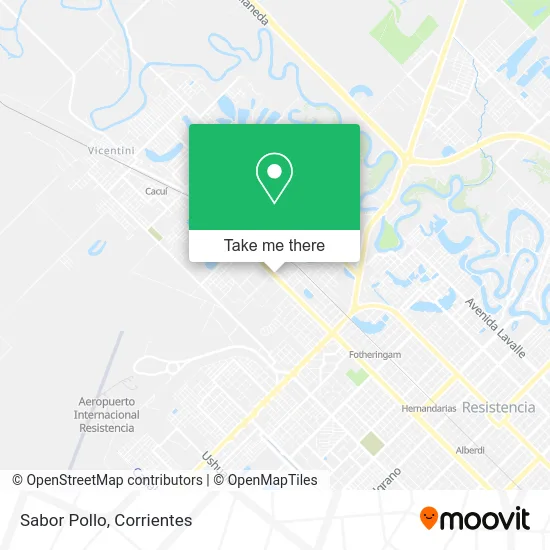 Sabor Pollo map