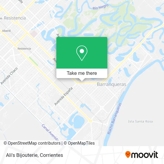 Mapa de Ali's Bijouterie