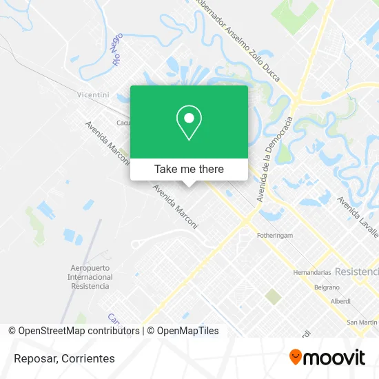 Reposar map