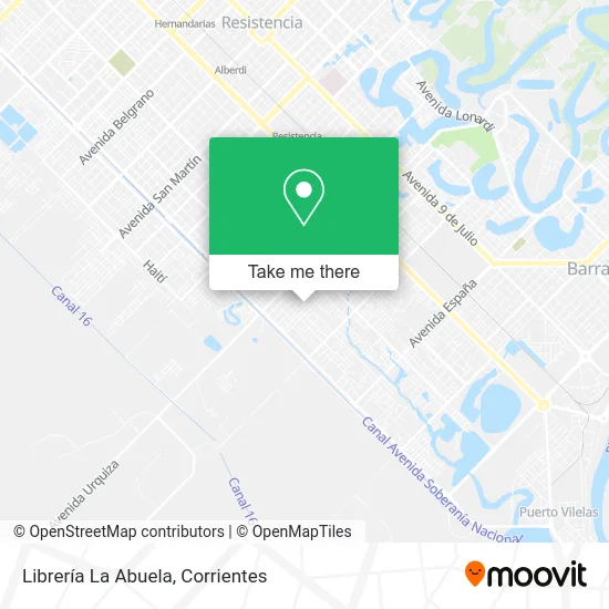 Librería La Abuela map