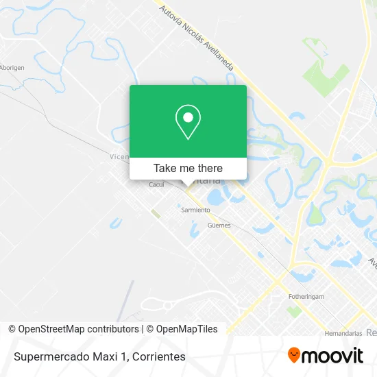Mapa de Supermercado Maxi 1