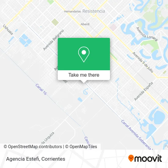 Mapa de Agencia Estefi