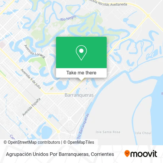 Mapa de Agrupación Unidos Por Barranqueras