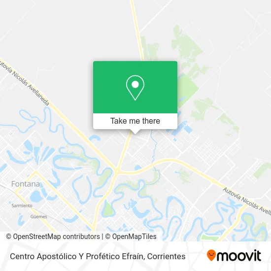 Mapa de Centro Apostólico Y Profético Efraín