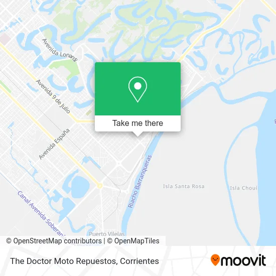 Mapa de The Doctor Moto Repuestos