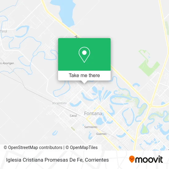Iglesia Cristiana Promesas De Fe map