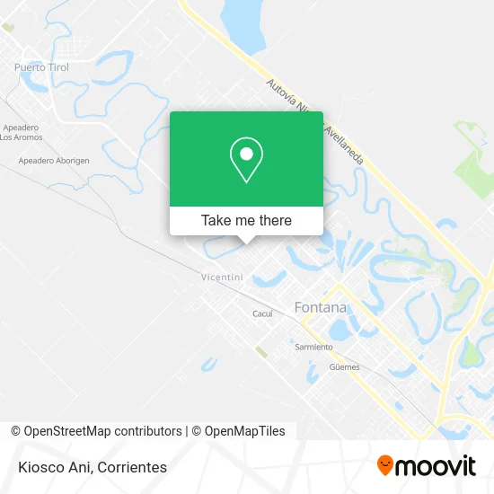 Mapa de Kiosco Ani