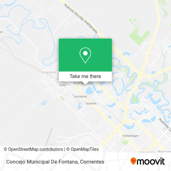 Mapa de Concejo Municipal De Fontana