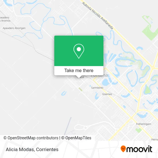 Mapa de Alicia Modas