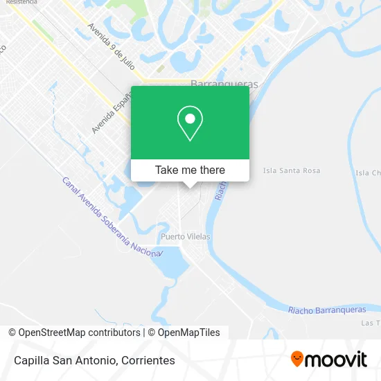 Capilla San Antonio map