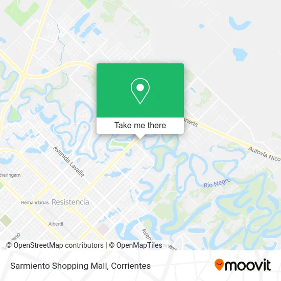 Mapa de Sarmiento Shopping Mall