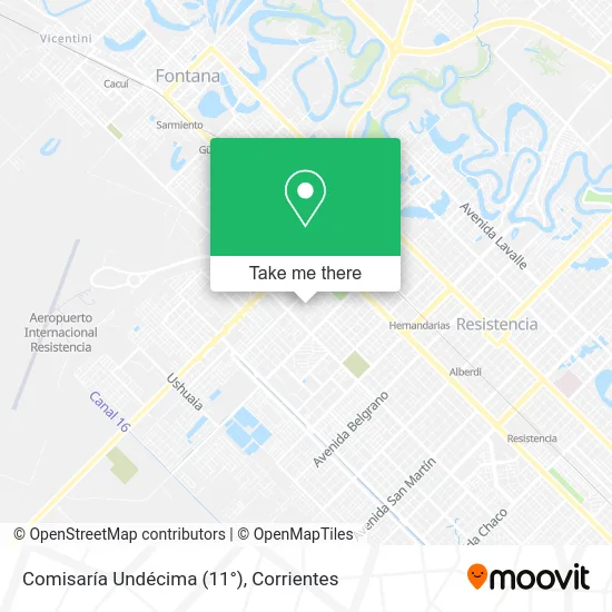 Mapa de Comisaría Undécima (11°)