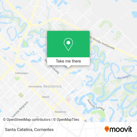 Santa Catalina map