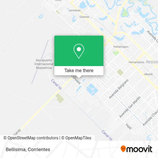 Bellísima map