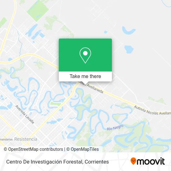 Mapa de Centro De Investigación Forestal