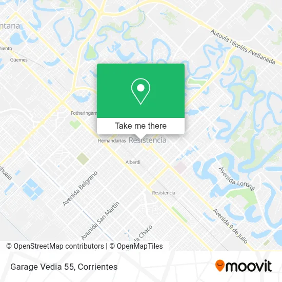 Garage Vedia 55 map
