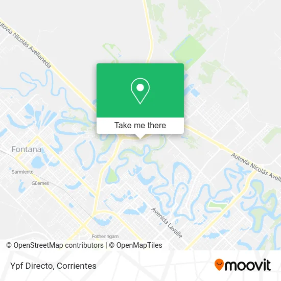 Ypf Directo map