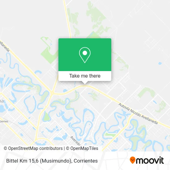 Mapa de Bittel Km 15,6 (Musimundo)