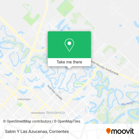 Mapa de Sabín Y Las Azucenas