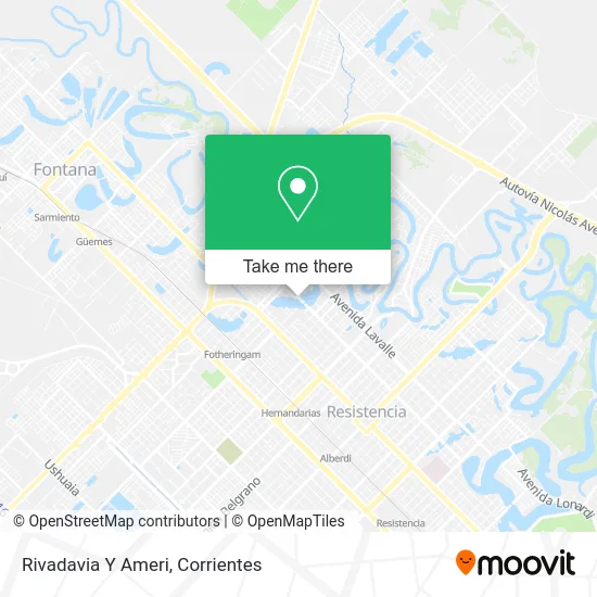 Rivadavia Y Ameri map
