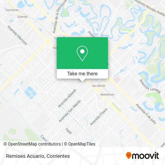 Remises Acuario map