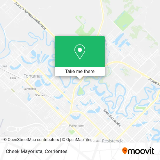 Cheek Mayorista map