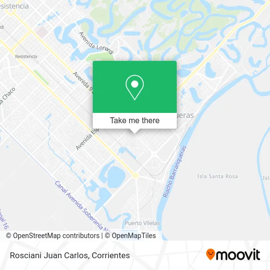 Rosciani Juan Carlos map