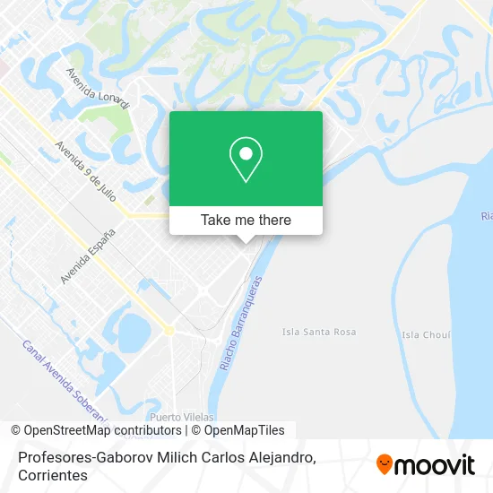 Profesores-Gaborov Milich Carlos Alejandro map