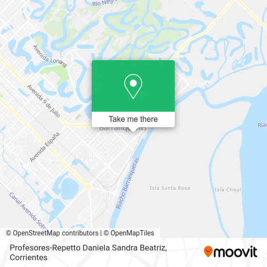 Profesores-Repetto Daniela Sandra Beatriz map