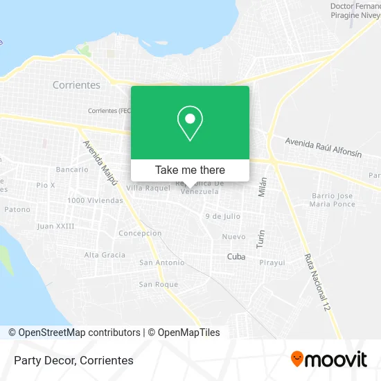 Mapa de Party Decor