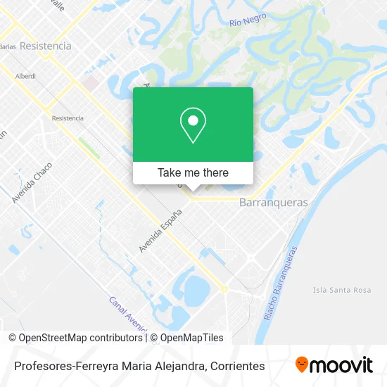 Profesores-Ferreyra Maria Alejandra map