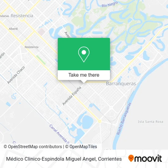 Médico Clinico-Espindola Miguel Angel map