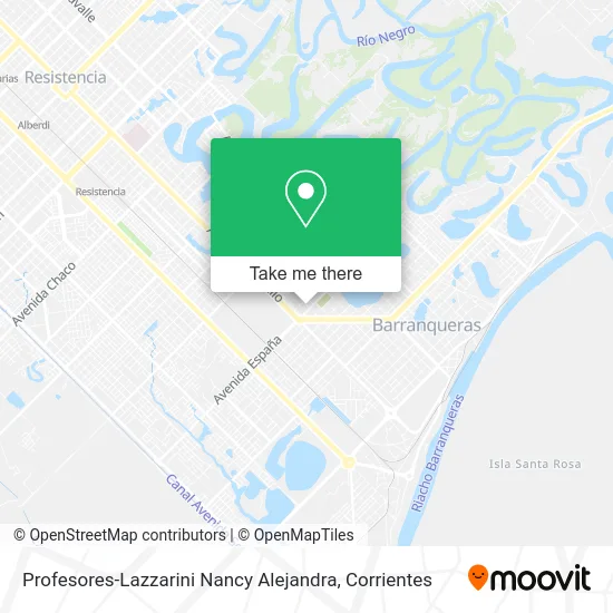 Profesores-Lazzarini Nancy Alejandra map
