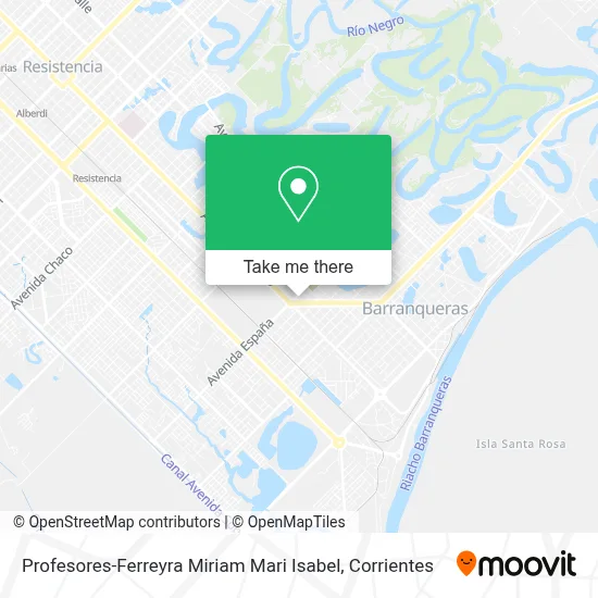 Profesores-Ferreyra Miriam Mari Isabel map